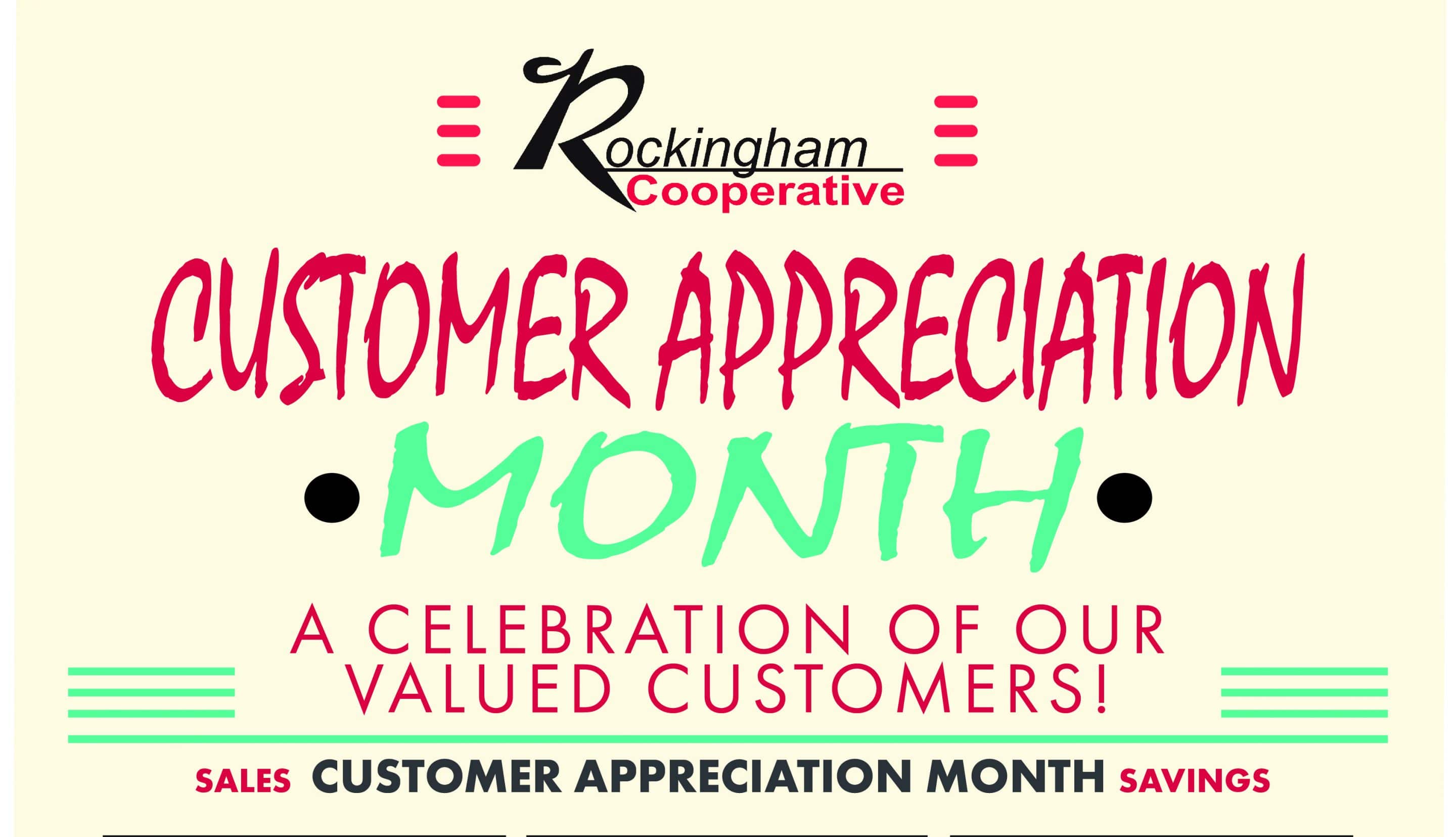 Customer Appreciation Month Rockingham Cooperative